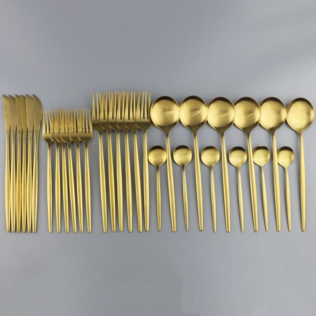 Couverts en acier inoxydable, design contemporain | Virelle Maison