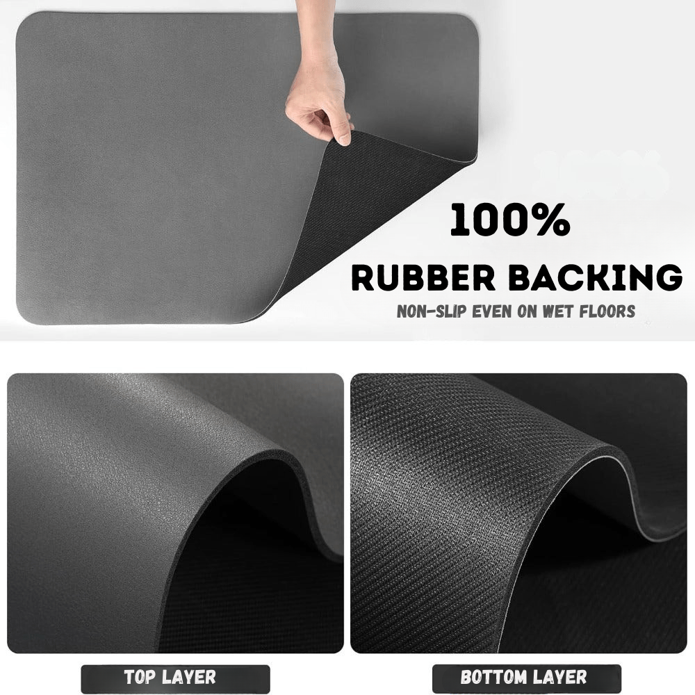 Tapis d’égouttage absorbant en diatomite texturée | Virelle Maison