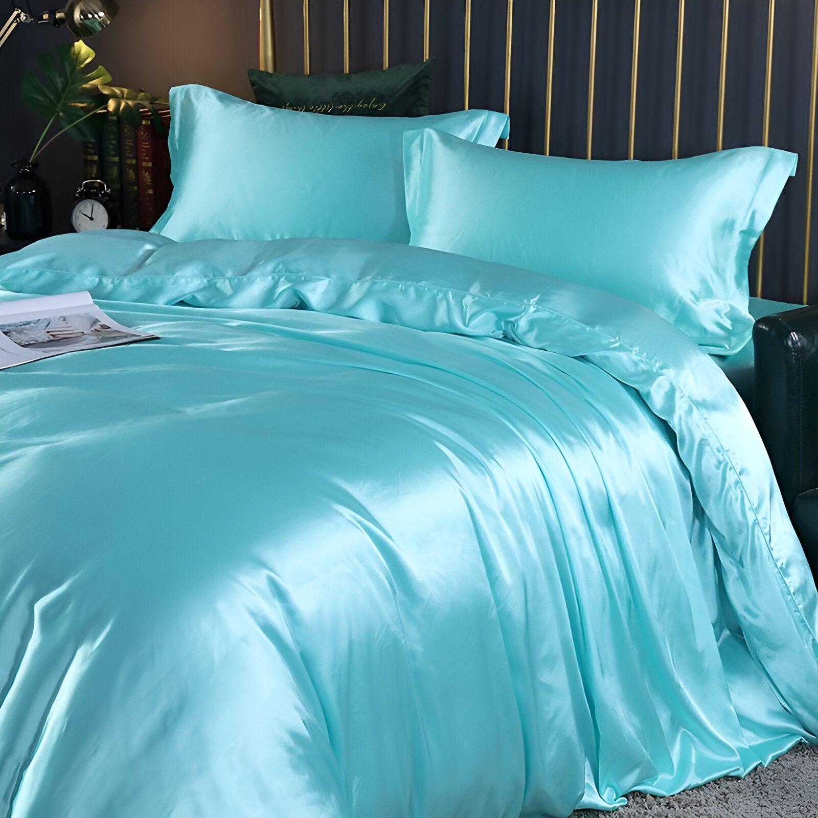 Parure de lit en soie naturelle et viscose | Virelle Maison