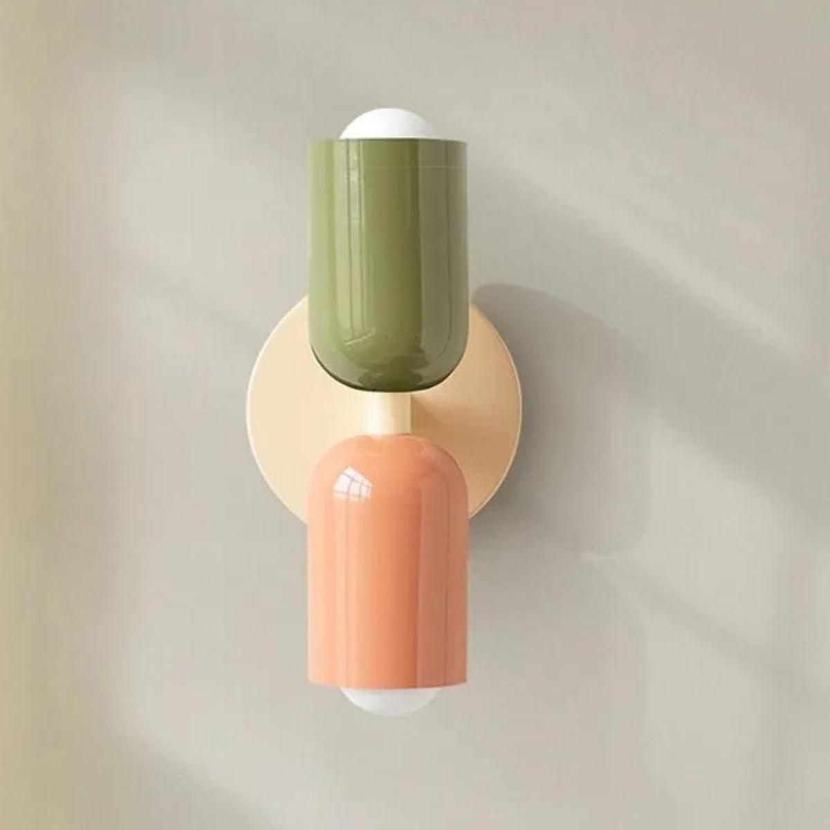 Virelle Maison - Applique murale double en verre coloré | Virelle Maison