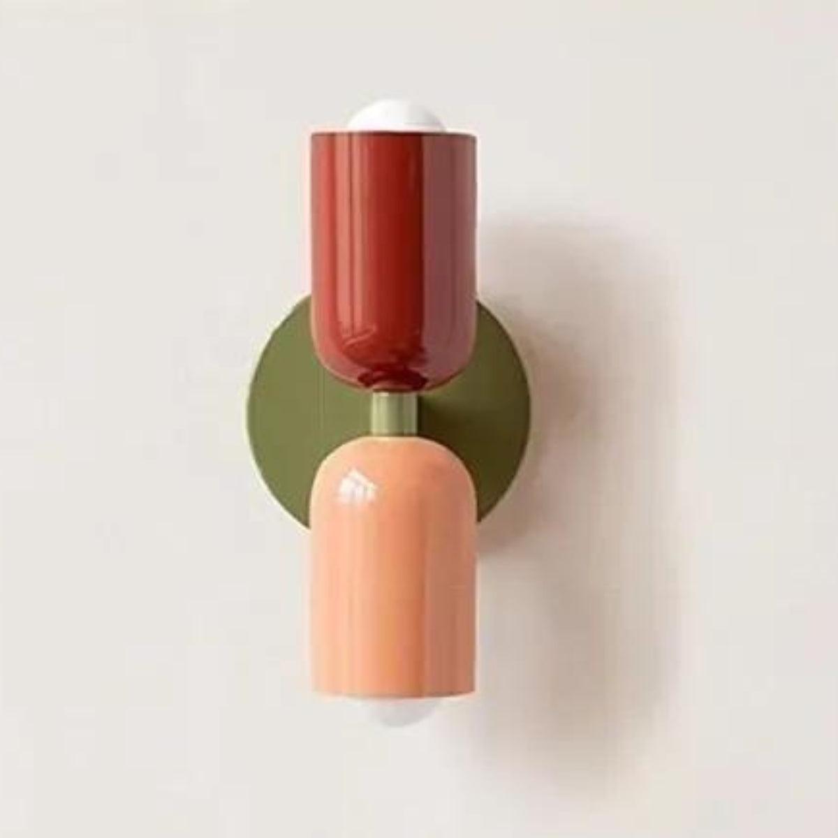 Virelle Maison - Applique murale double en verre coloré | Virelle Maison