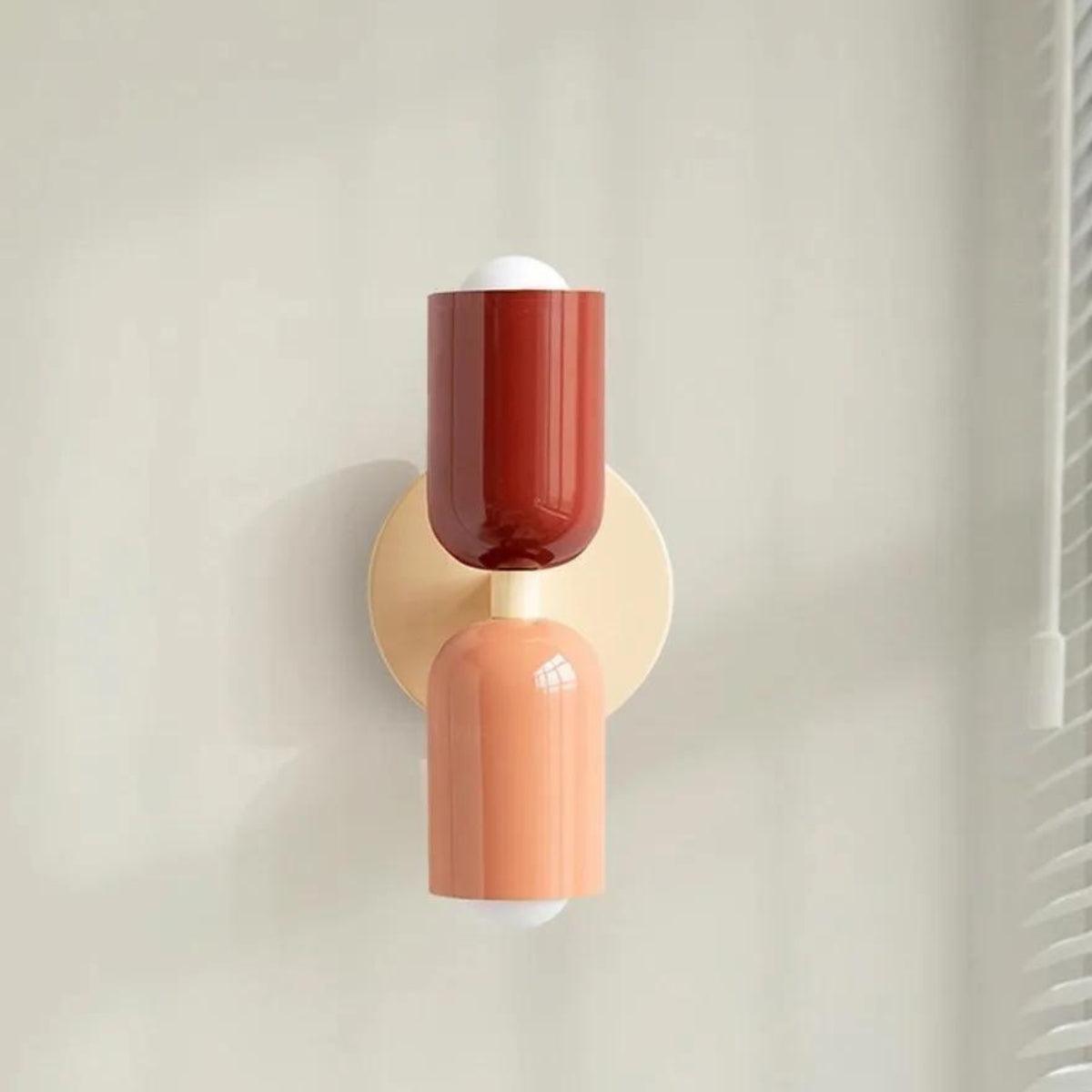 Virelle Maison - Applique murale double en verre coloré | Virelle Maison