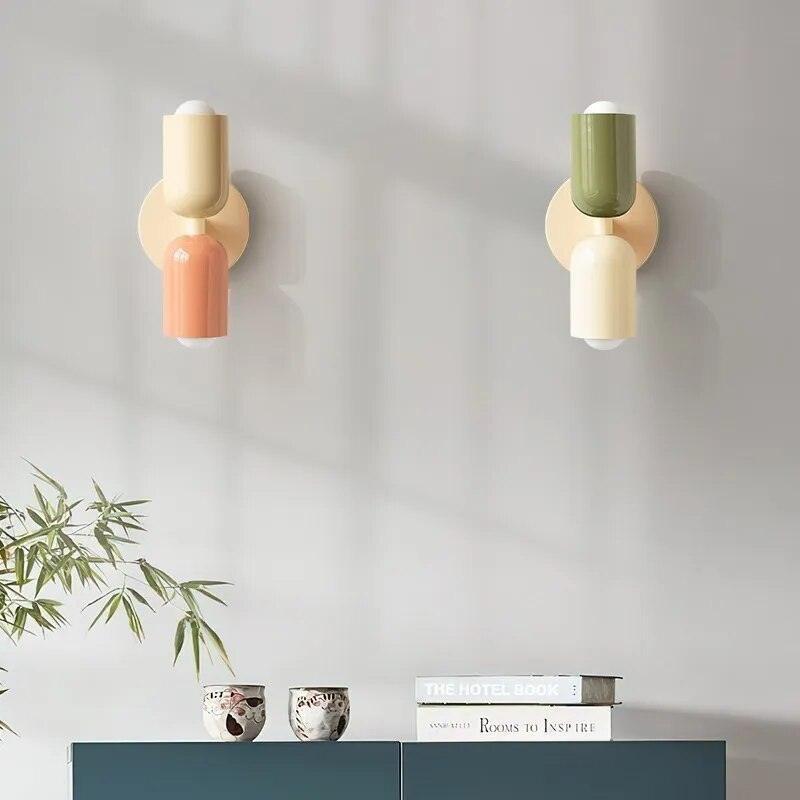 Virelle Maison - Applique murale double en verre coloré | Virelle Maison