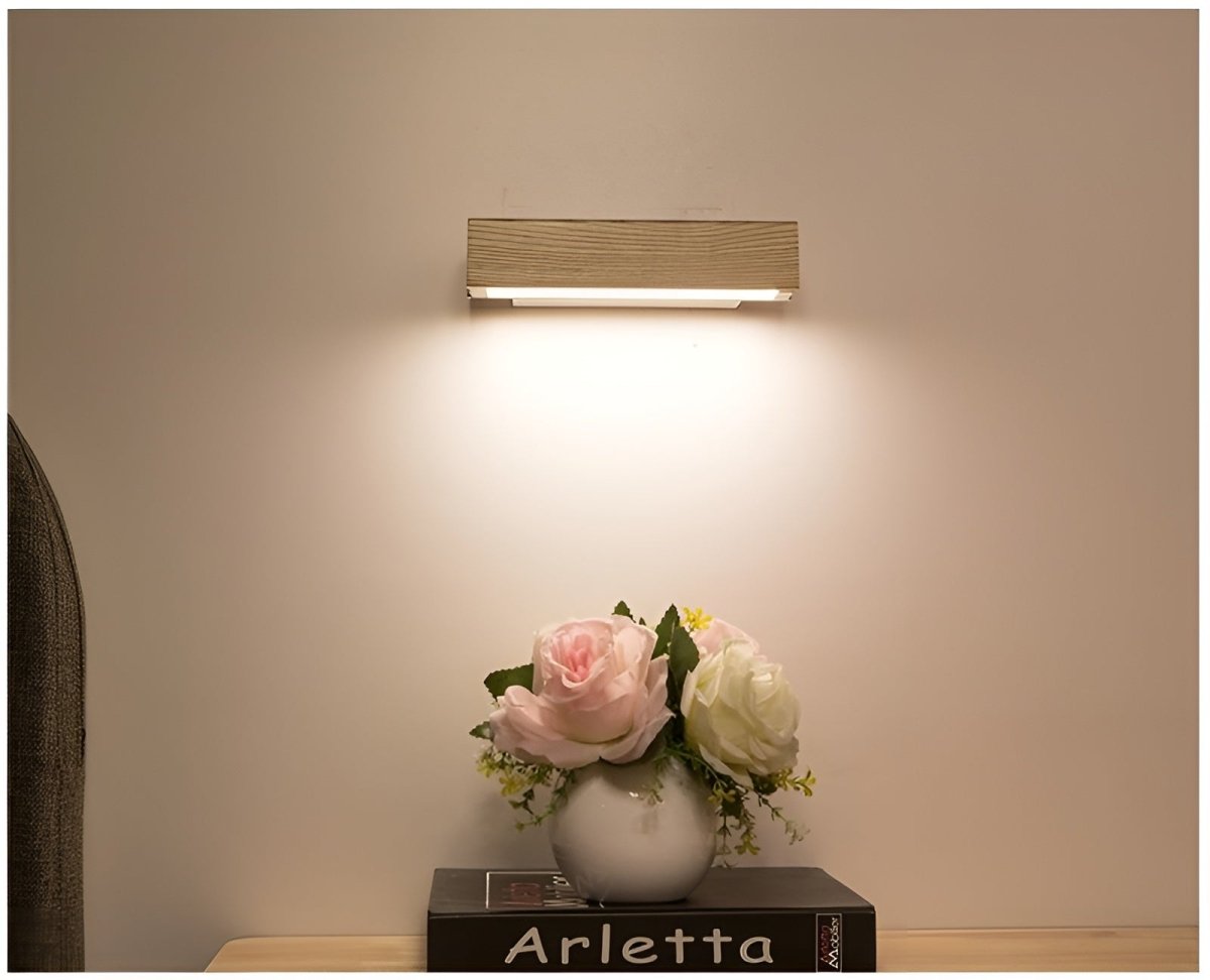 Virelle Maison - Applique murale en bois orientable – Éclairage LED intégré | Virelle Maison