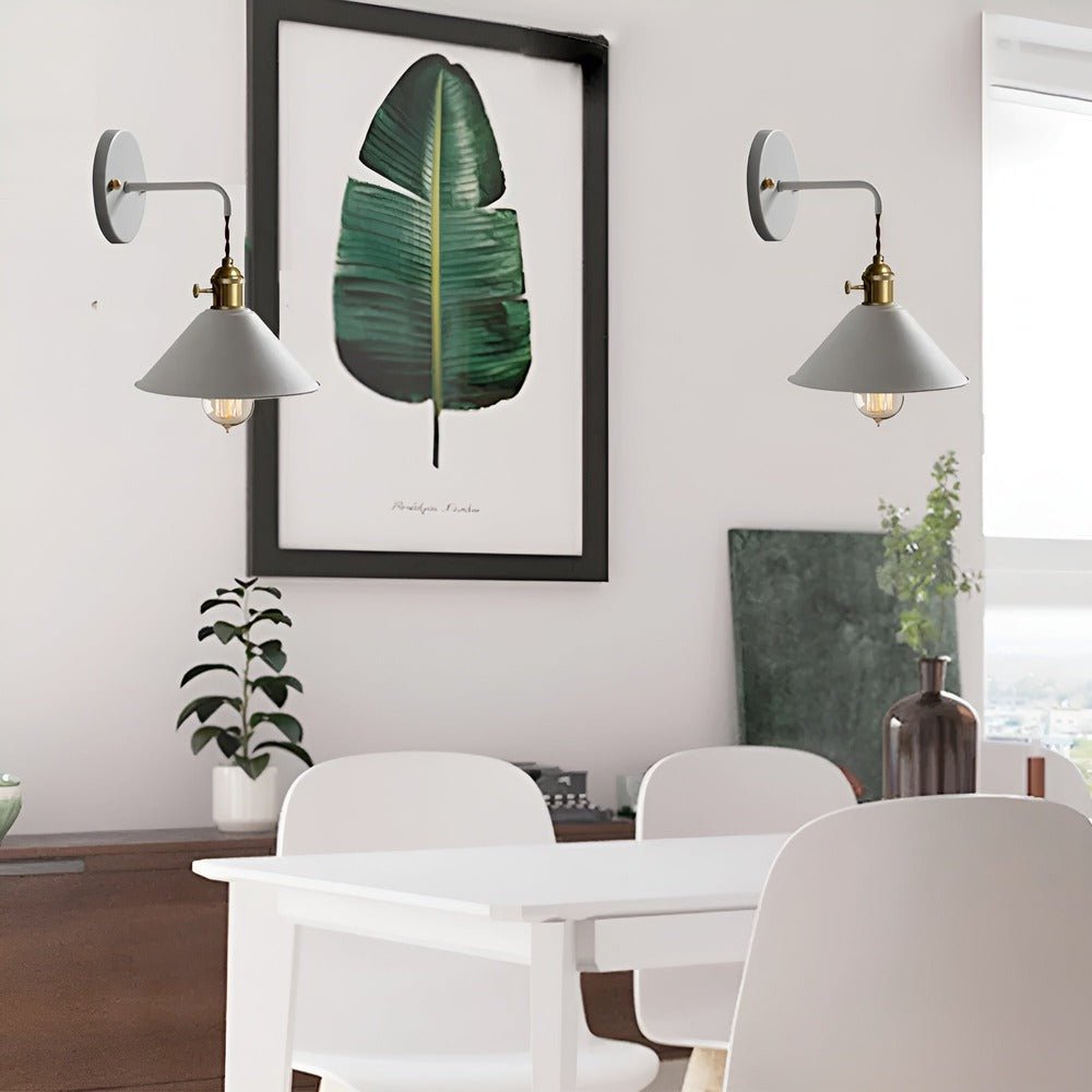 Virelle Maison - Applique murale en métal coloré au style rétro | Virelle Maison