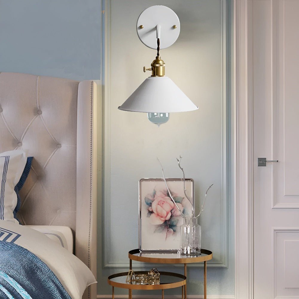 Virelle Maison - Applique murale en métal coloré au style rétro | Virelle Maison