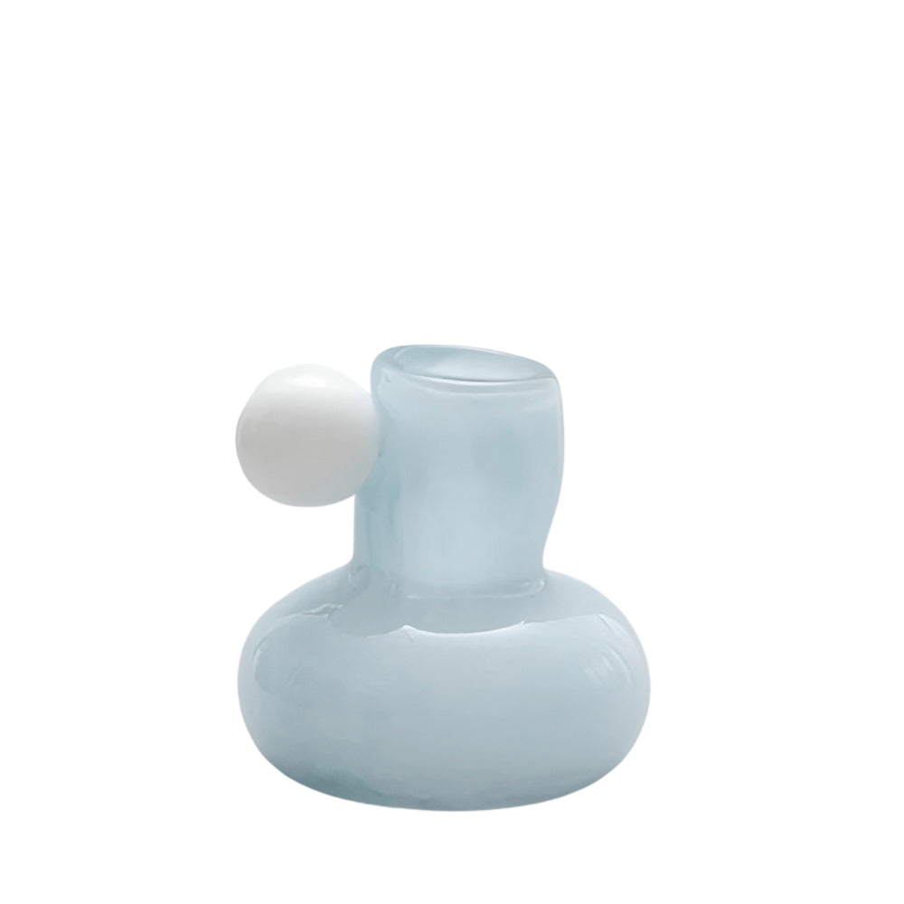 Virelle Maison - Bougeoir en verre soufflé forme sphérique style nordique