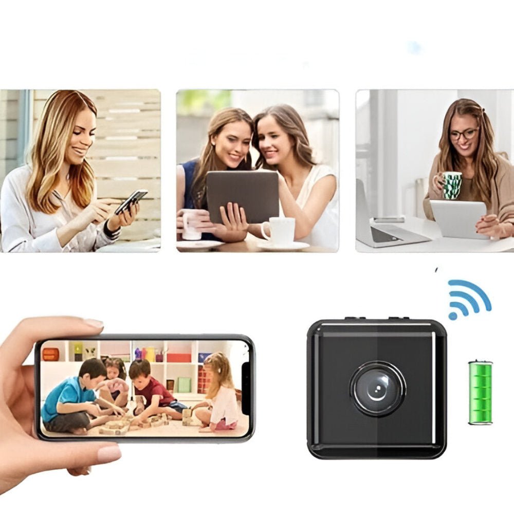 Virelle Maison - Caméra de surveillance WiFi compacte en plastique résistant | Virelle Maison