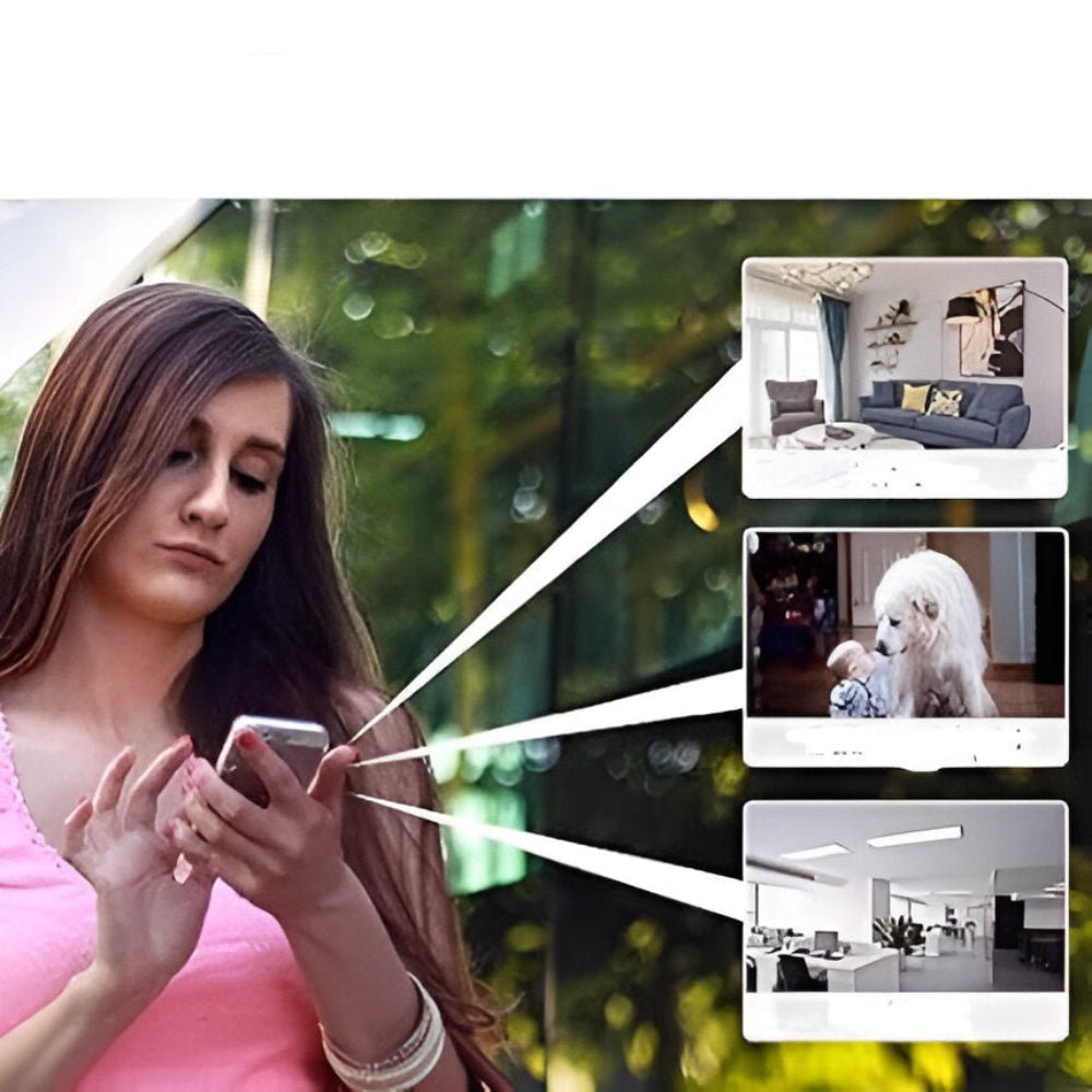Virelle Maison - Caméra de surveillance WiFi compacte en plastique résistant | Virelle Maison