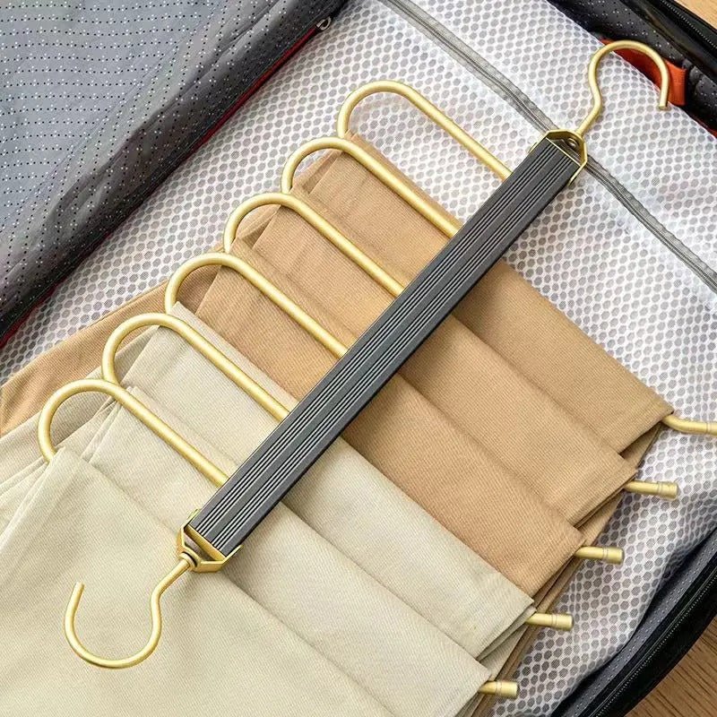Virelle Maison - Cintre à pantalons gain de place en aluminium | Virelle Maison