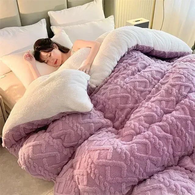 Virelle Maison - Couette lestée en cachemire synthétique texturé | Virelle Maison