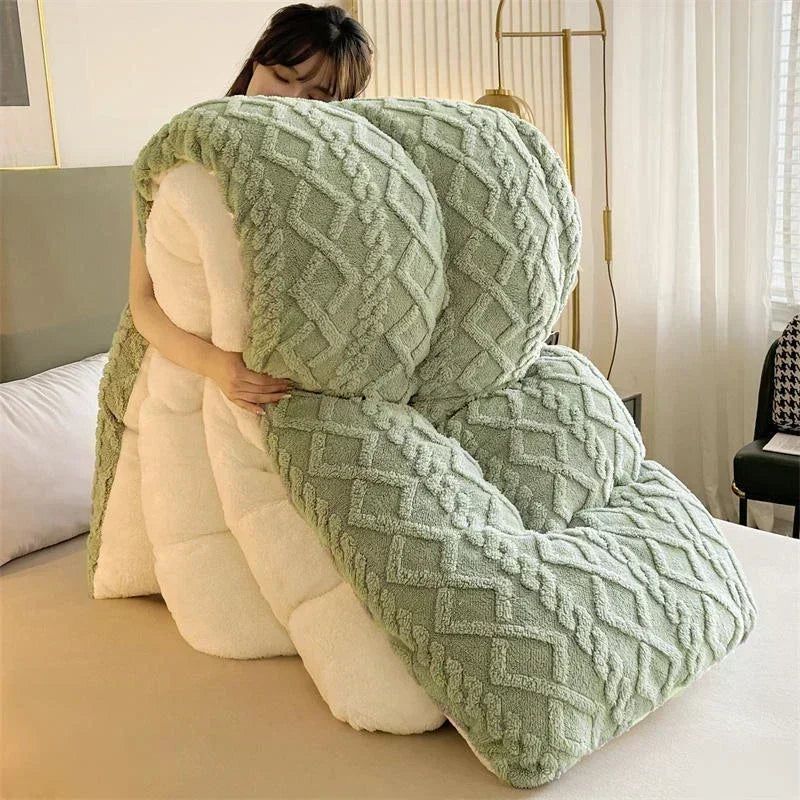 Virelle Maison - Couette lestée en cachemire synthétique texturé | Virelle Maison