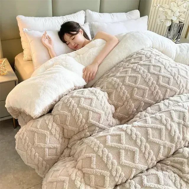 Virelle Maison - Couette lestée en cachemire synthétique texturé | Virelle Maison