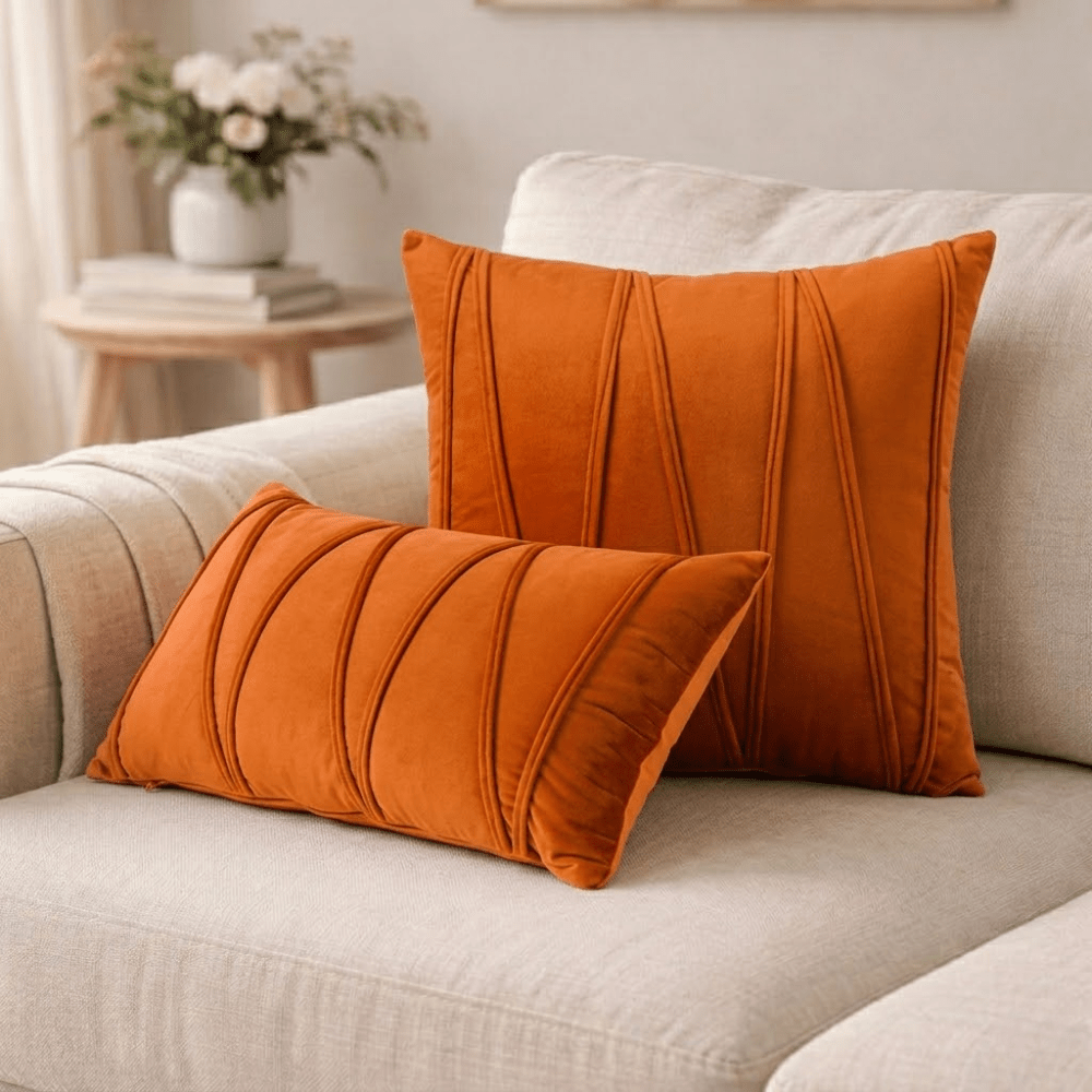 Virelle Maison - Coussin décoratif en velours doux avec housse amovible | Virelle Maison