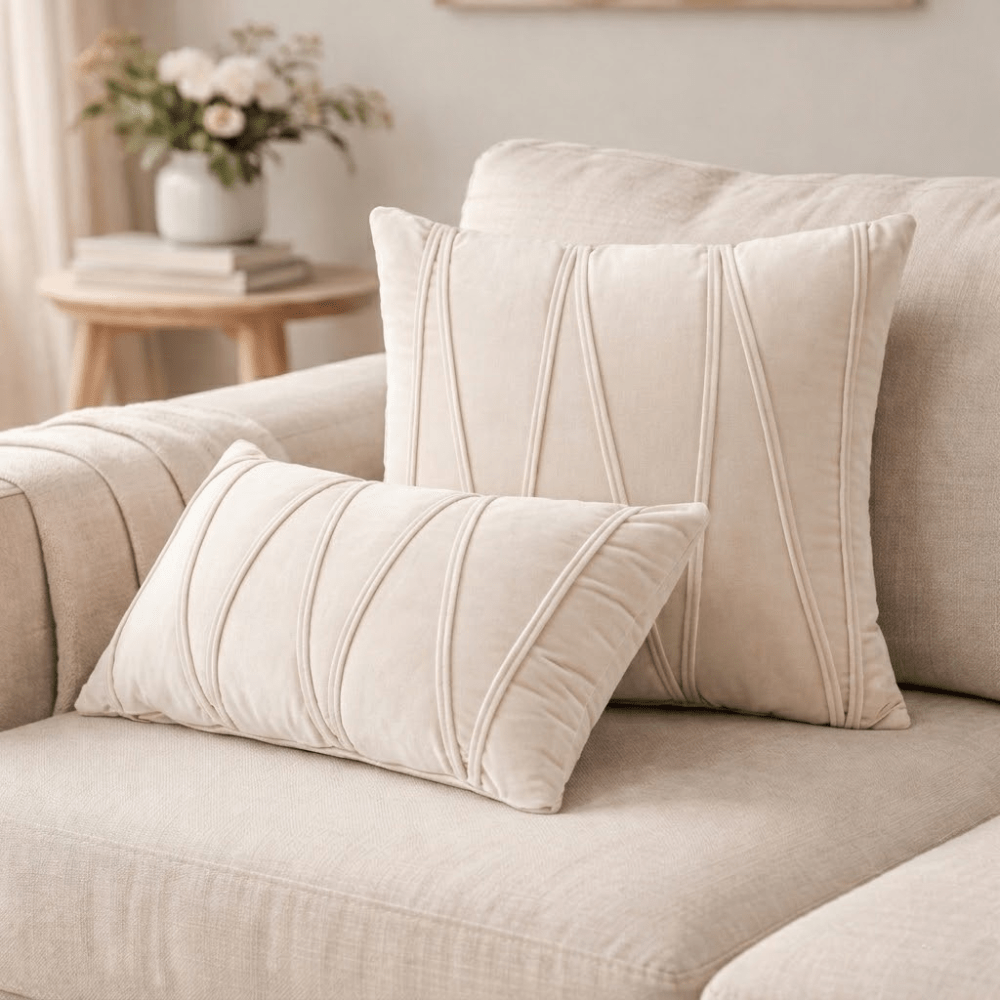 Virelle Maison - Coussin décoratif en velours doux avec housse amovible | Virelle Maison