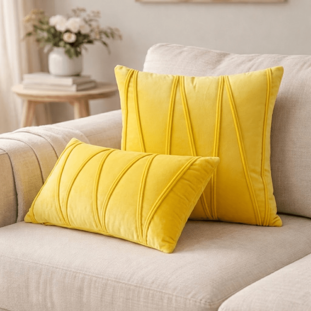 Virelle Maison - Coussin décoratif en velours doux avec housse amovible | Virelle Maison