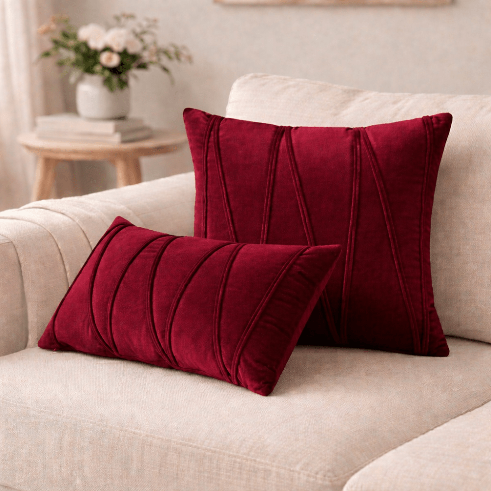 Virelle Maison - Coussin décoratif en velours doux avec housse amovible | Virelle Maison
