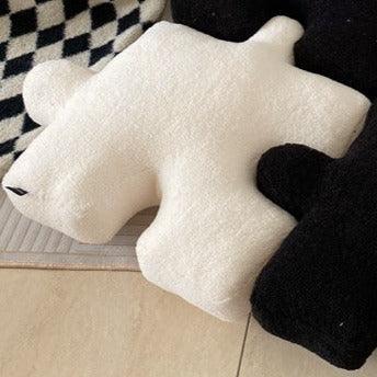 Virelle Maison - Coussin puzzle en polaire douce et colorée | Virelle Maison