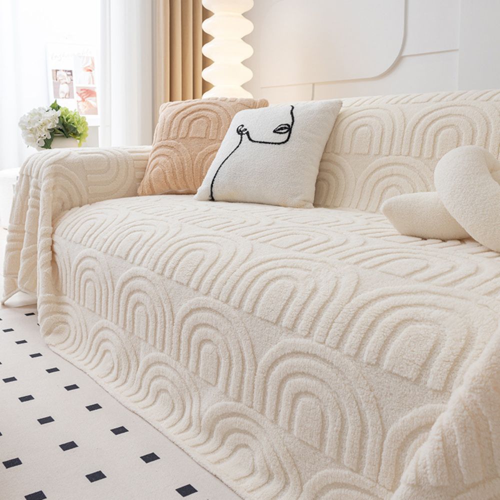 Virelle Maison - Couverture légère en coton motif sunburst | Virelle Maison