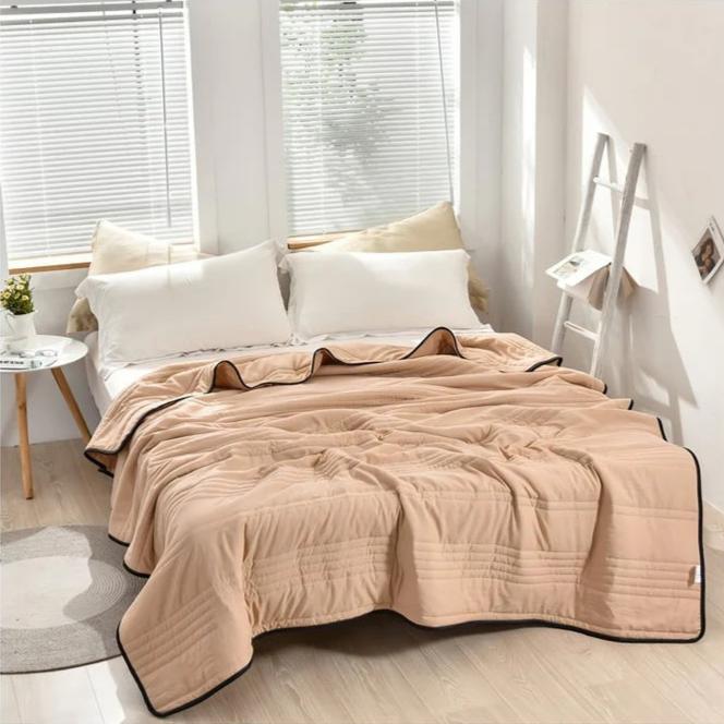 Virelle Maison - Couverture rafraîchissante en fibres respirantes, toucher doux | Virelle Maison