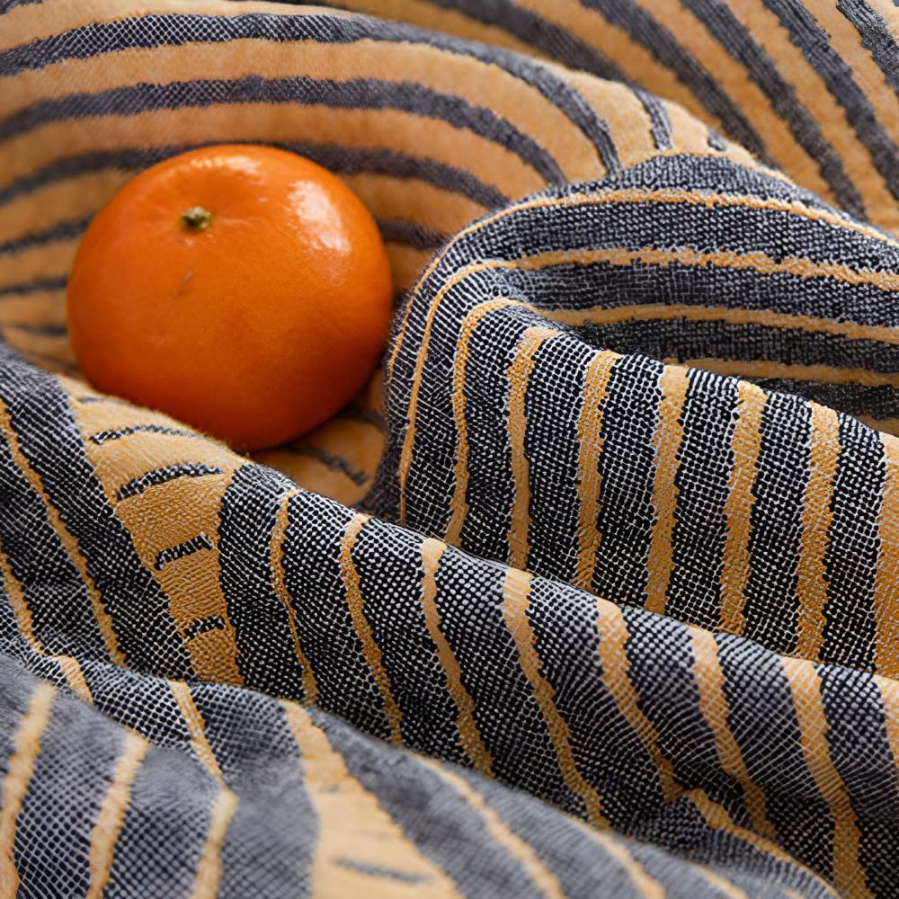 Virelle Maison - Couverture réversible en mousseline de coton léger