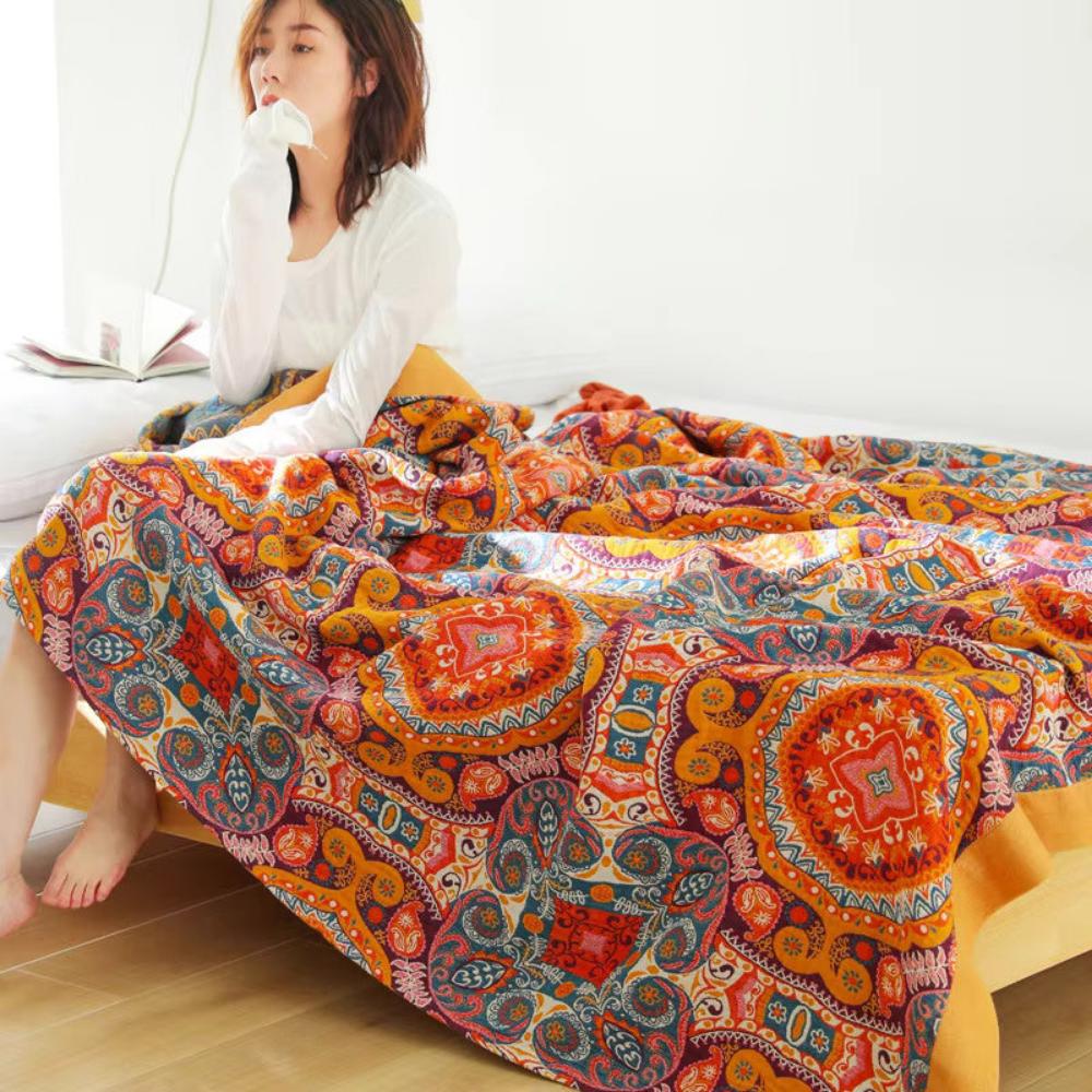 Virelle Maison - Couverture réversible rafraîchissante en coton | Virelle Maison