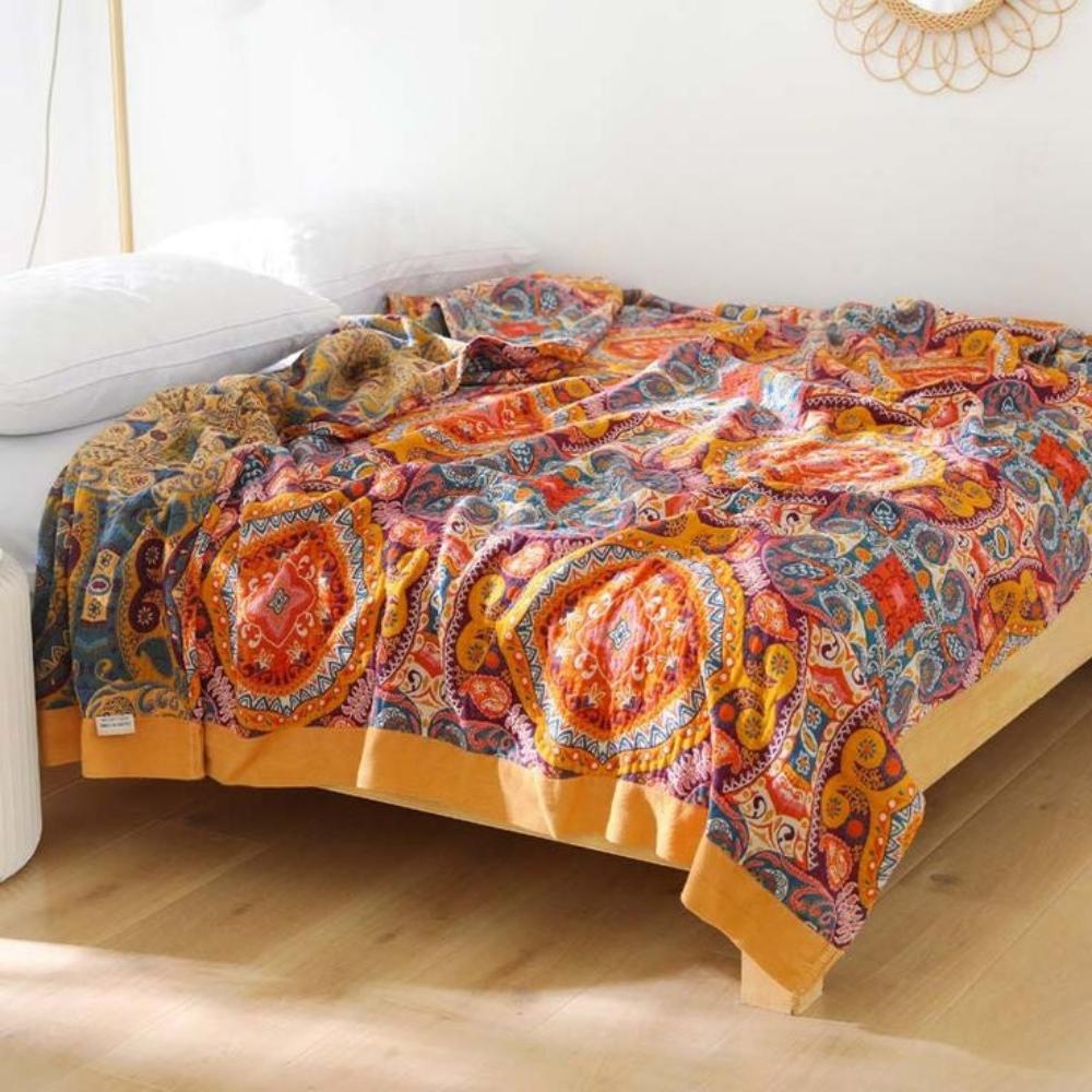 Virelle Maison - Couverture réversible rafraîchissante en coton | Virelle Maison
