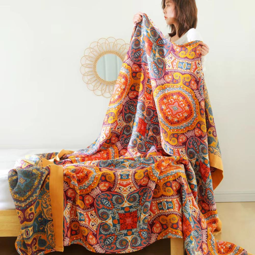 Virelle Maison - Couverture réversible rafraîchissante en coton | Virelle Maison
