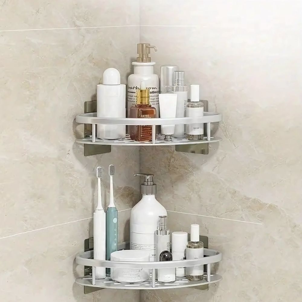 Virelle Maison - Étagère murale en aluminium mat pour douche | Virelle Maison