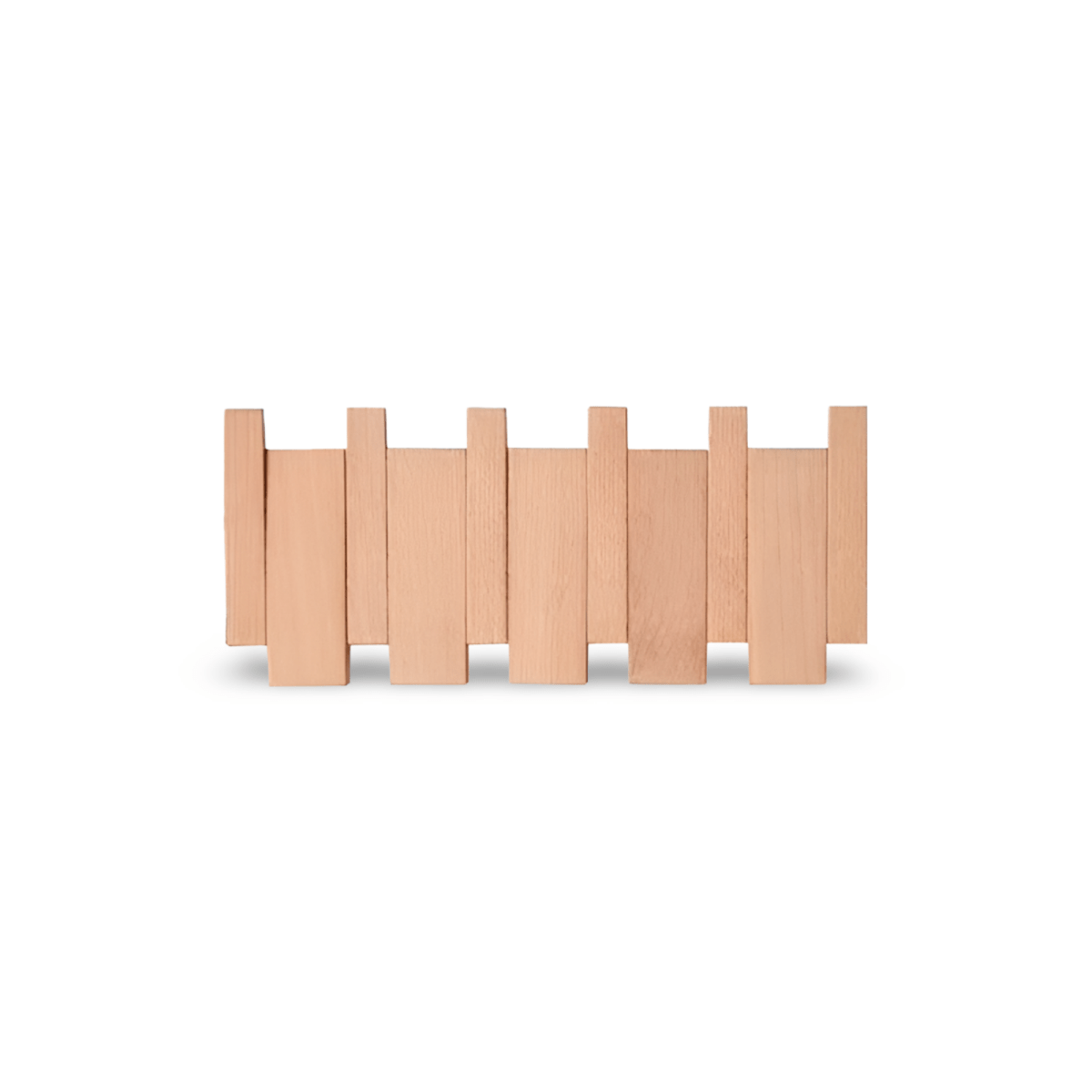Virelle Maison - Étagère murale en bois avec crochets magnétiques pliables | Virelle Maison