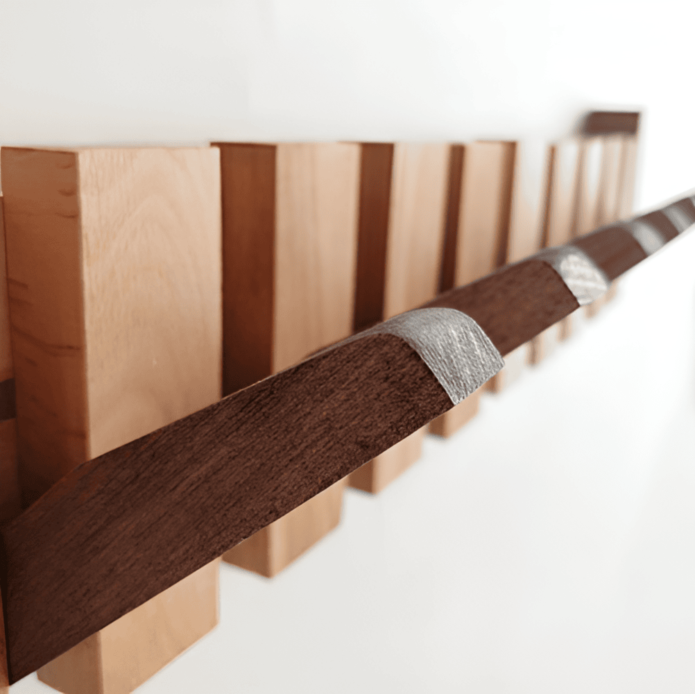 Virelle Maison - Étagère murale en bois avec crochets magnétiques pliables | Virelle Maison