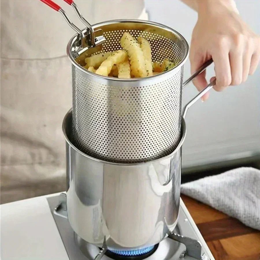 Virelle Maison - Friteuse compacte en acier inoxydable | Virelle Maison