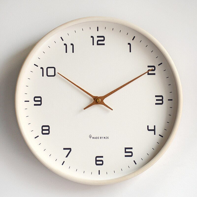 Virelle Maison - Horloge murale en bois minimaliste scandinave | Virelle Maison