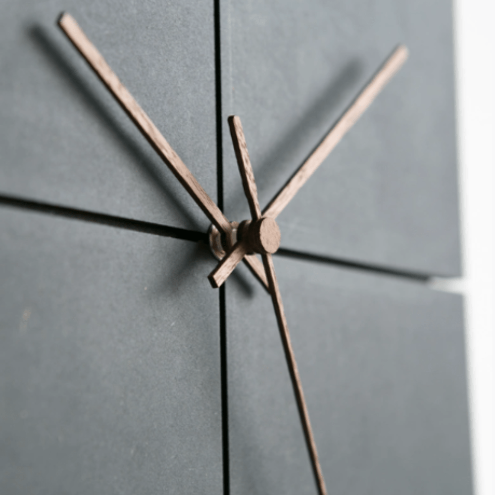Virelle Maison - Horloge murale minimaliste en aluminium et verre trempé | Virelle Maison