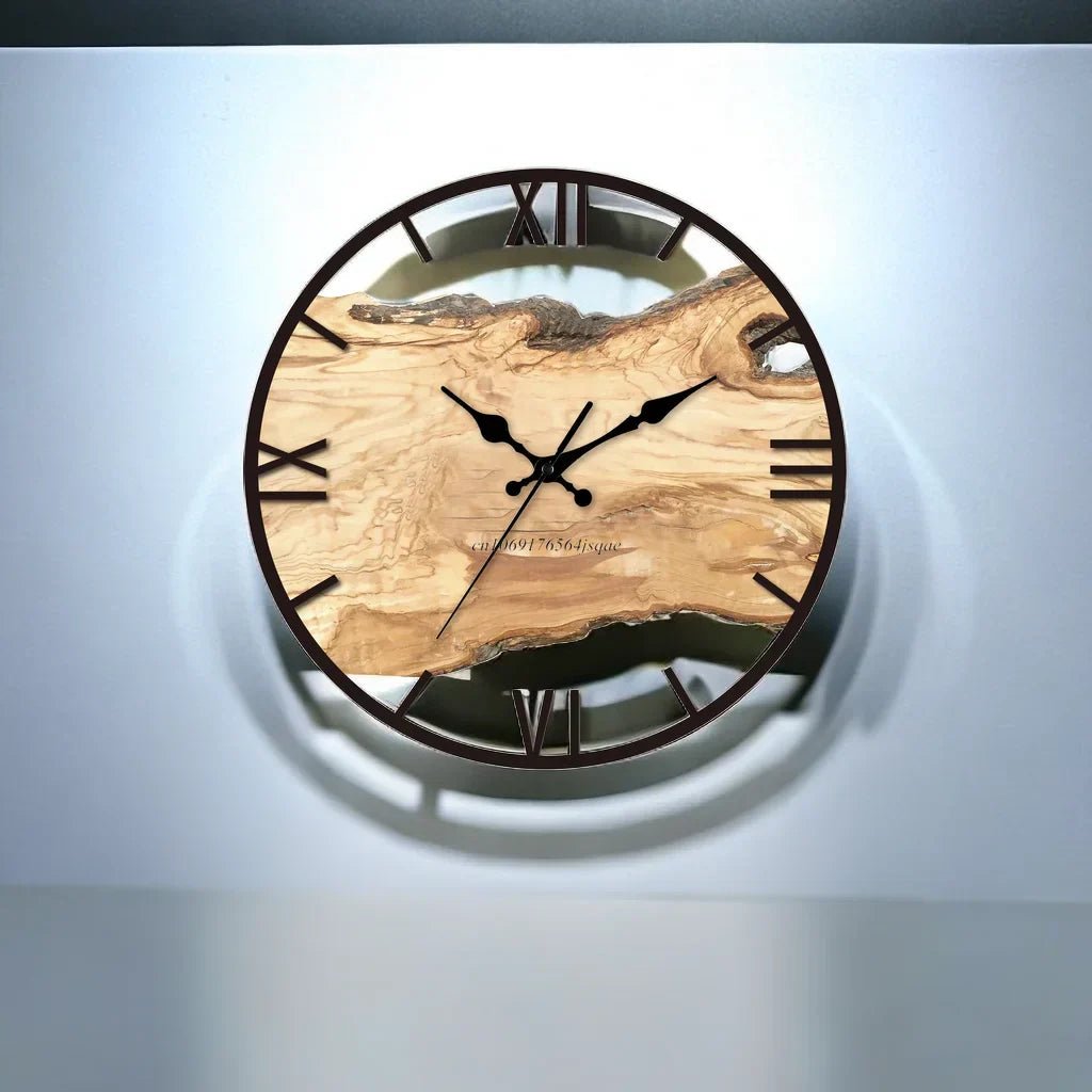Virelle Maison - Horloge murale transparente en acrylique au design minimaliste | Virelle Maison