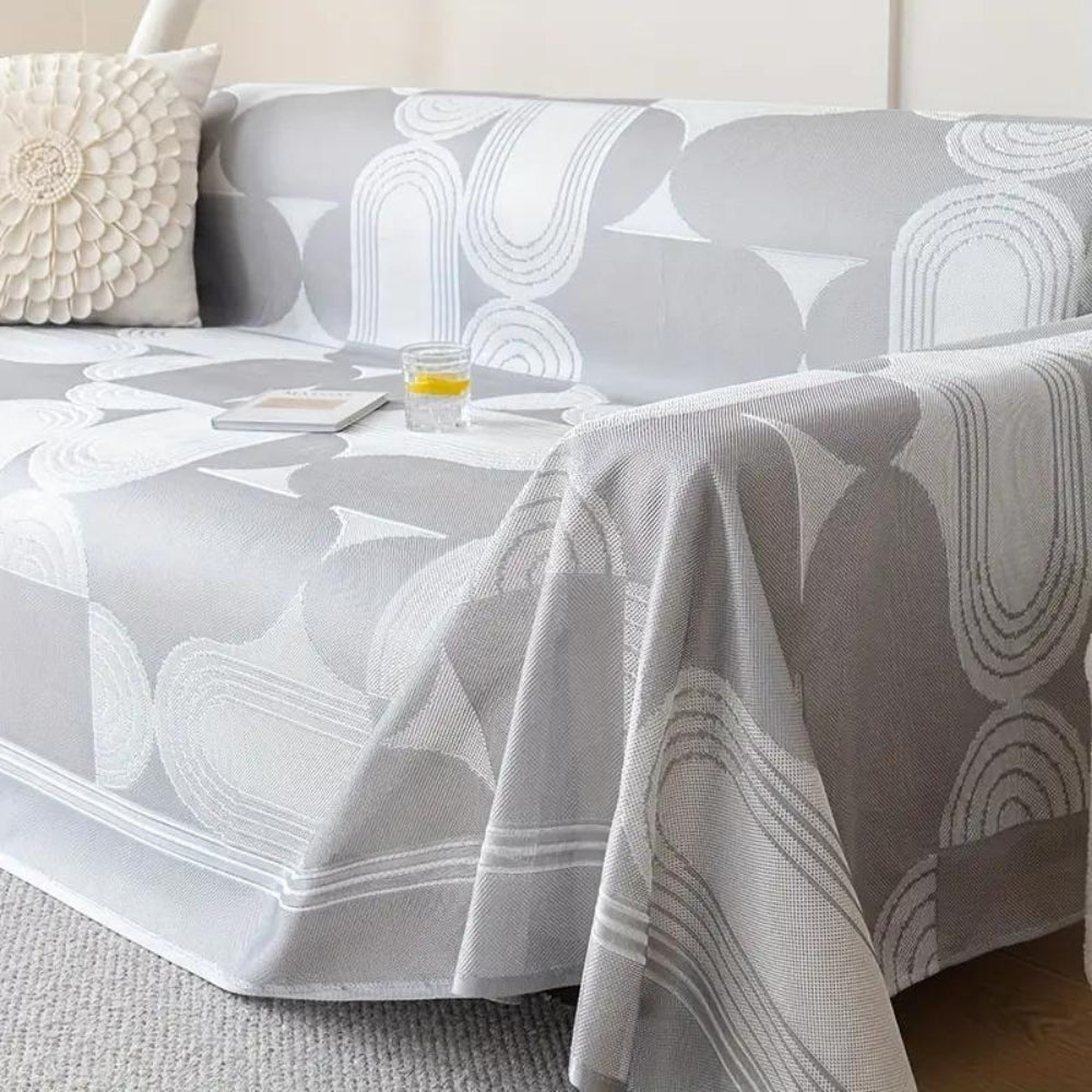 Virelle Maison - Housse de canapé en microfibre respirante, finition texturée | Virelle Maison