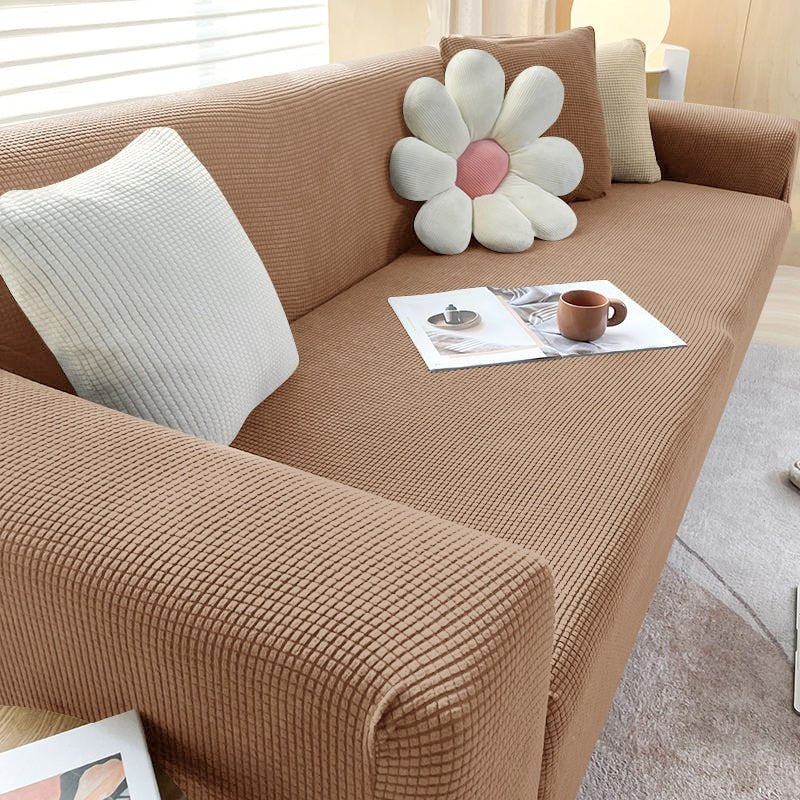 Virelle Maison - Housse de canapé extensible en tissu texturé | Virelle Maison