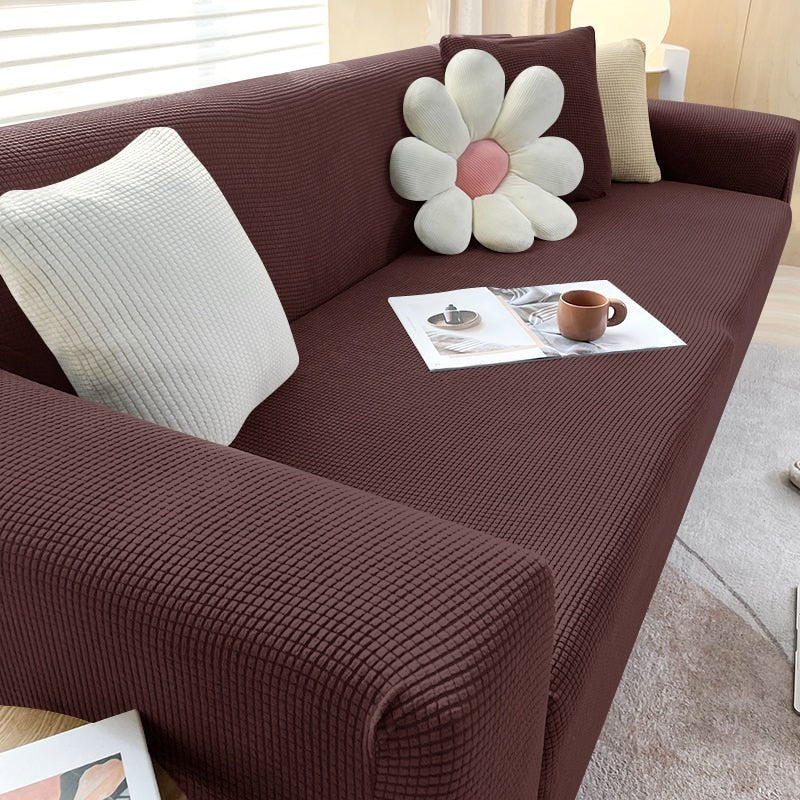 Virelle Maison - Housse de canapé extensible en tissu texturé | Virelle Maison