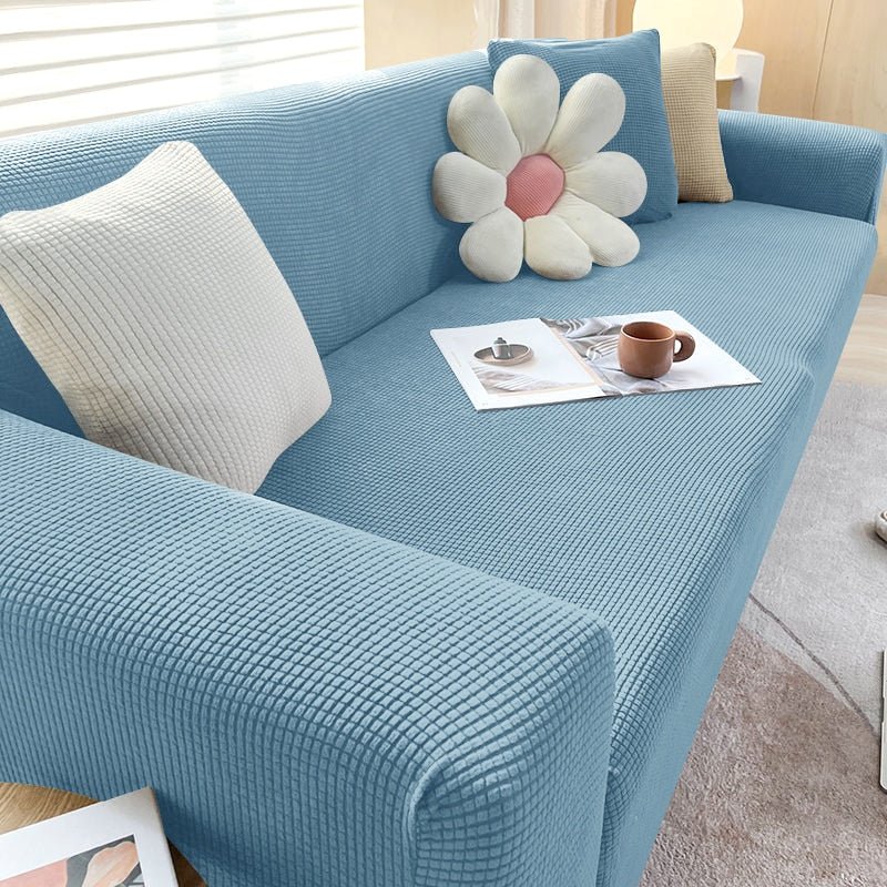 Virelle Maison - Housse de canapé extensible en tissu texturé | Virelle Maison