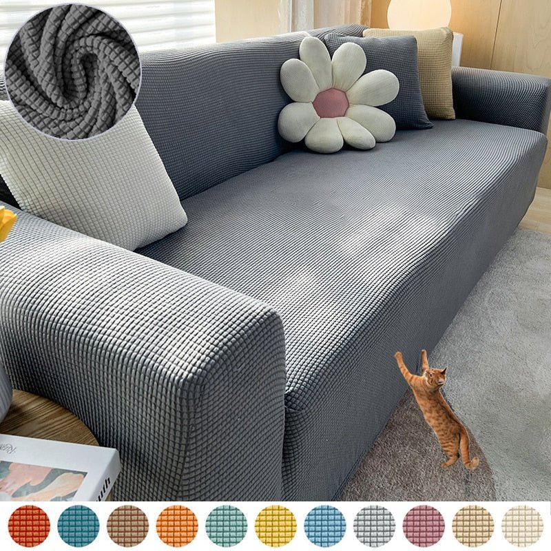 Virelle Maison - Housse de canapé extensible en tissu texturé | Virelle Maison