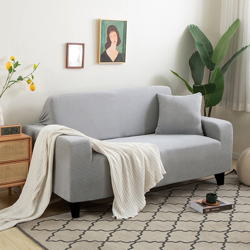 Virelle Maison - Housse de canapé extensible en tissu texturé | Virelle Maison