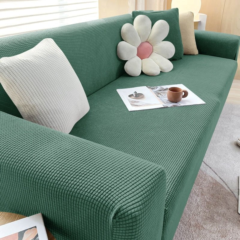 Virelle Maison - Housse de canapé extensible en tissu texturé | Virelle Maison