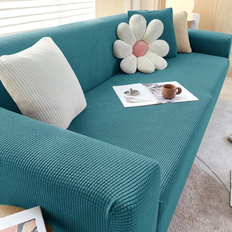 Virelle Maison - Housse de canapé extensible en tissu texturé | Virelle Maison