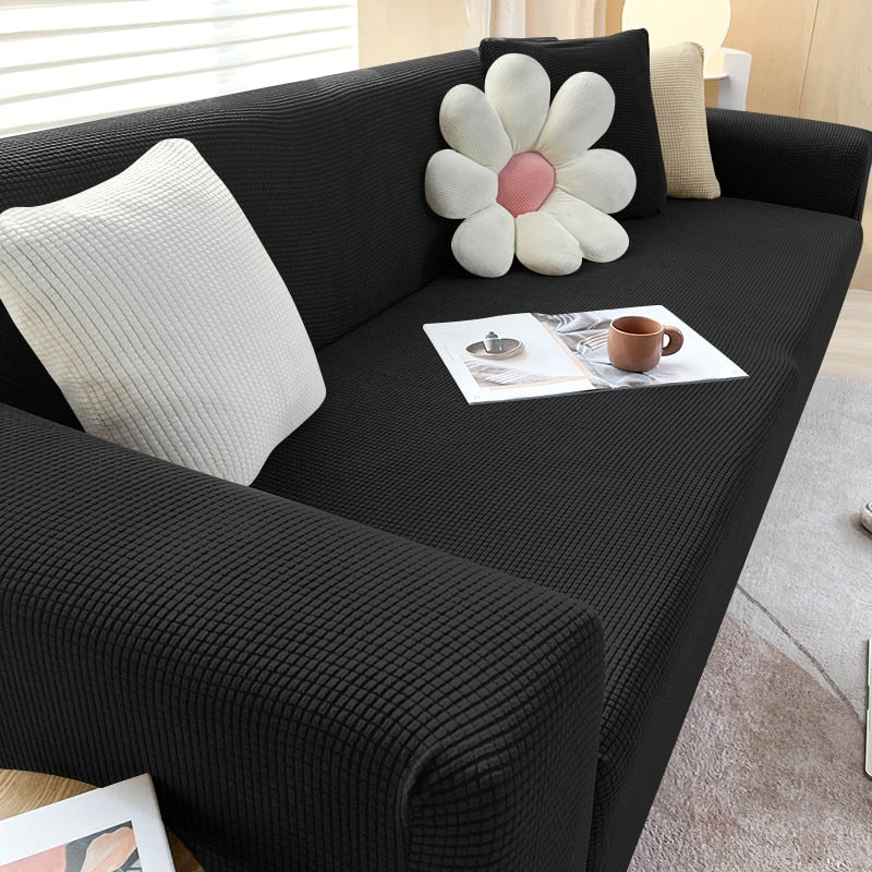 Virelle Maison - Housse de canapé extensible en tissu texturé | Virelle Maison