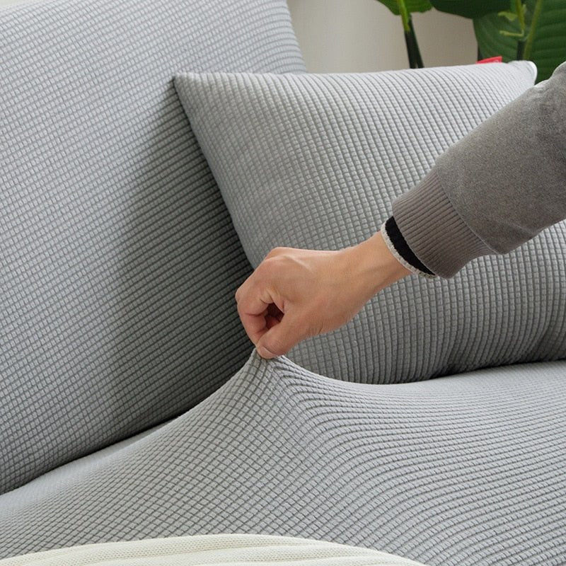 Virelle Maison - Housse de canapé extensible en tissu texturé | Virelle Maison
