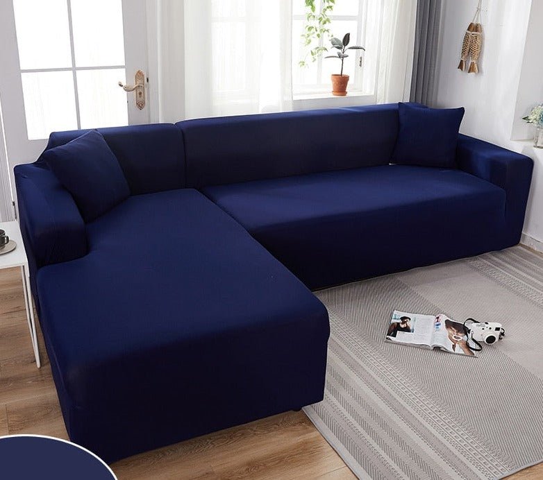Virelle Maison - Housse de canapé extensible en tissu uni imperméable | Virelle Maison