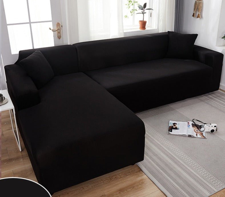 Virelle Maison - Housse de canapé extensible en tissu uni imperméable | Virelle Maison