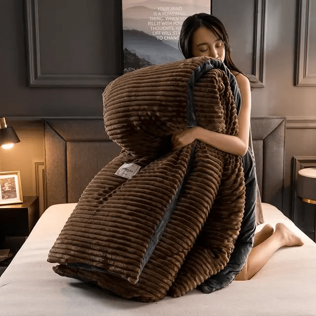 Virelle Maison - Housse de couette en velours texturé – Toucher doux et chaleureux | Virelle Maison