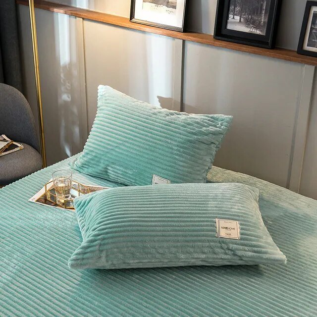 Virelle Maison - Housse de couette en velours texturé – Toucher doux et chaleureux | Virelle Maison