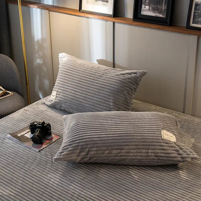 Virelle Maison - Housse de couette en velours texturé – Toucher doux et chaleureux | Virelle Maison
